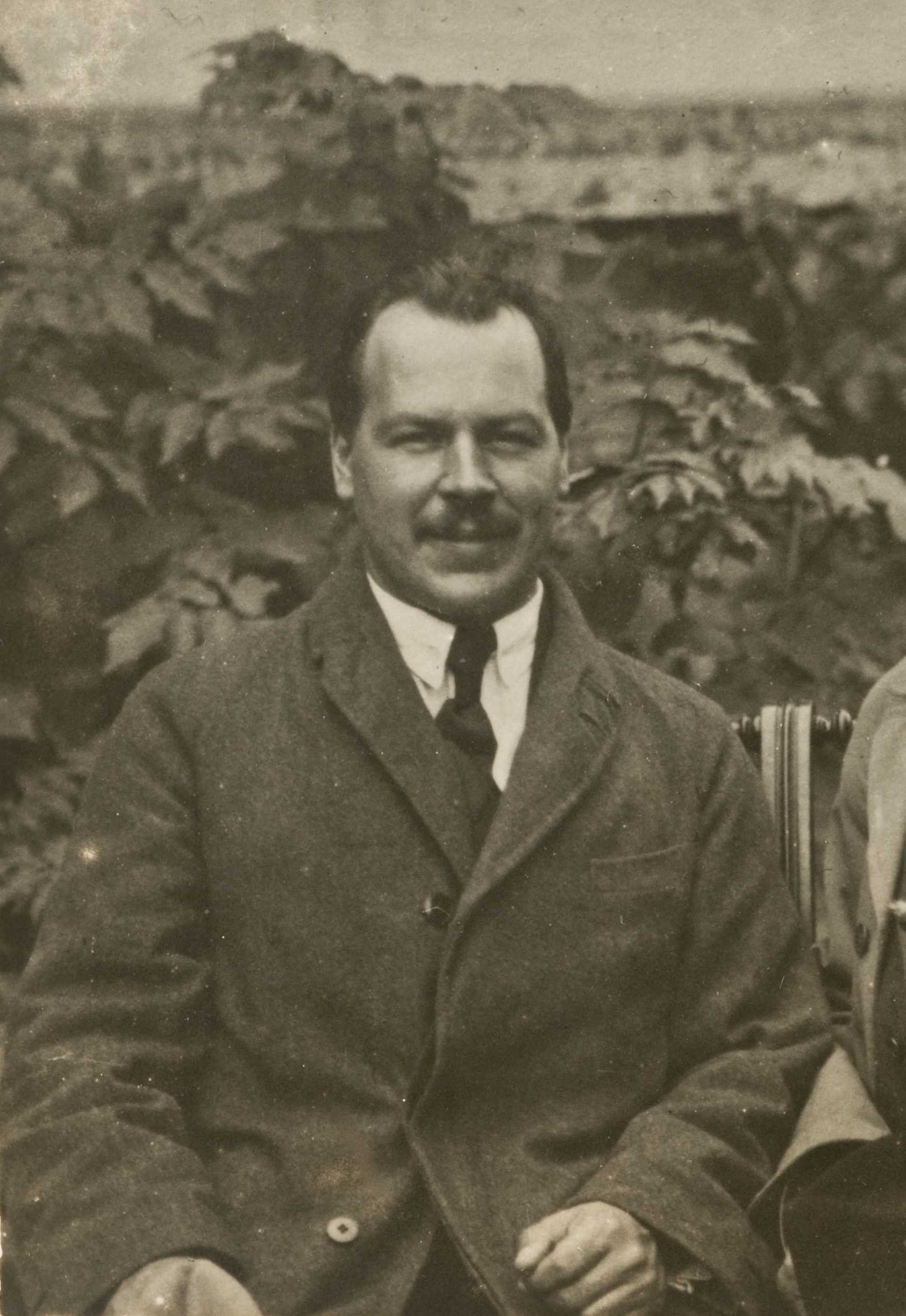 Photograph of Nikolai Vavilov, 1935 (Sansome Album, Historic Collections).
